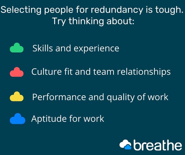 How to select employees for redundancies